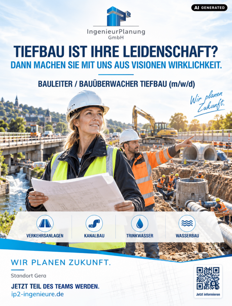 Stellenanzeige Bauleiter Bauleiterin